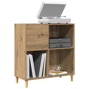 Skříňka na LP desky dub artisan 84,5x38x89 cm kompozitní dřevo - obrázek 1