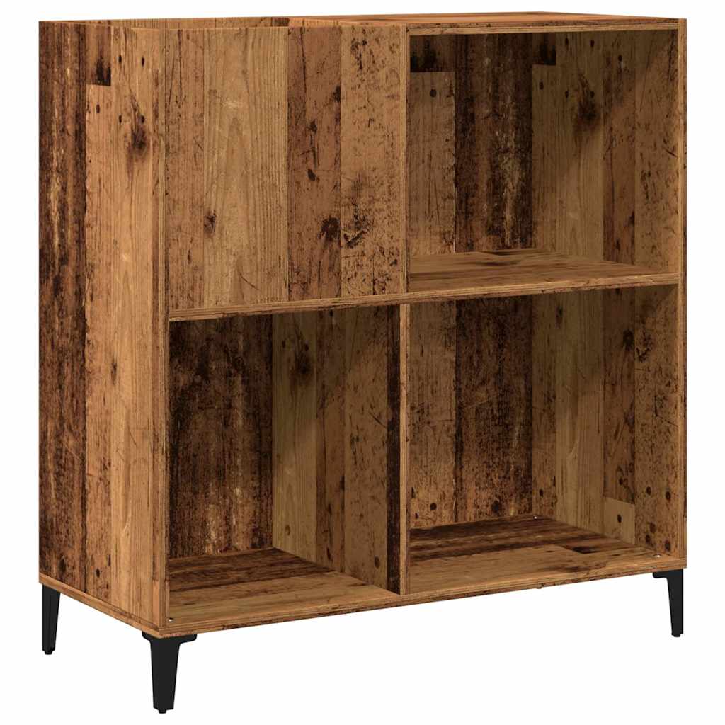 vidaXL Skříňka na LP desky old wood 84,5 x 38 x 89 cm kompozitní dřevo