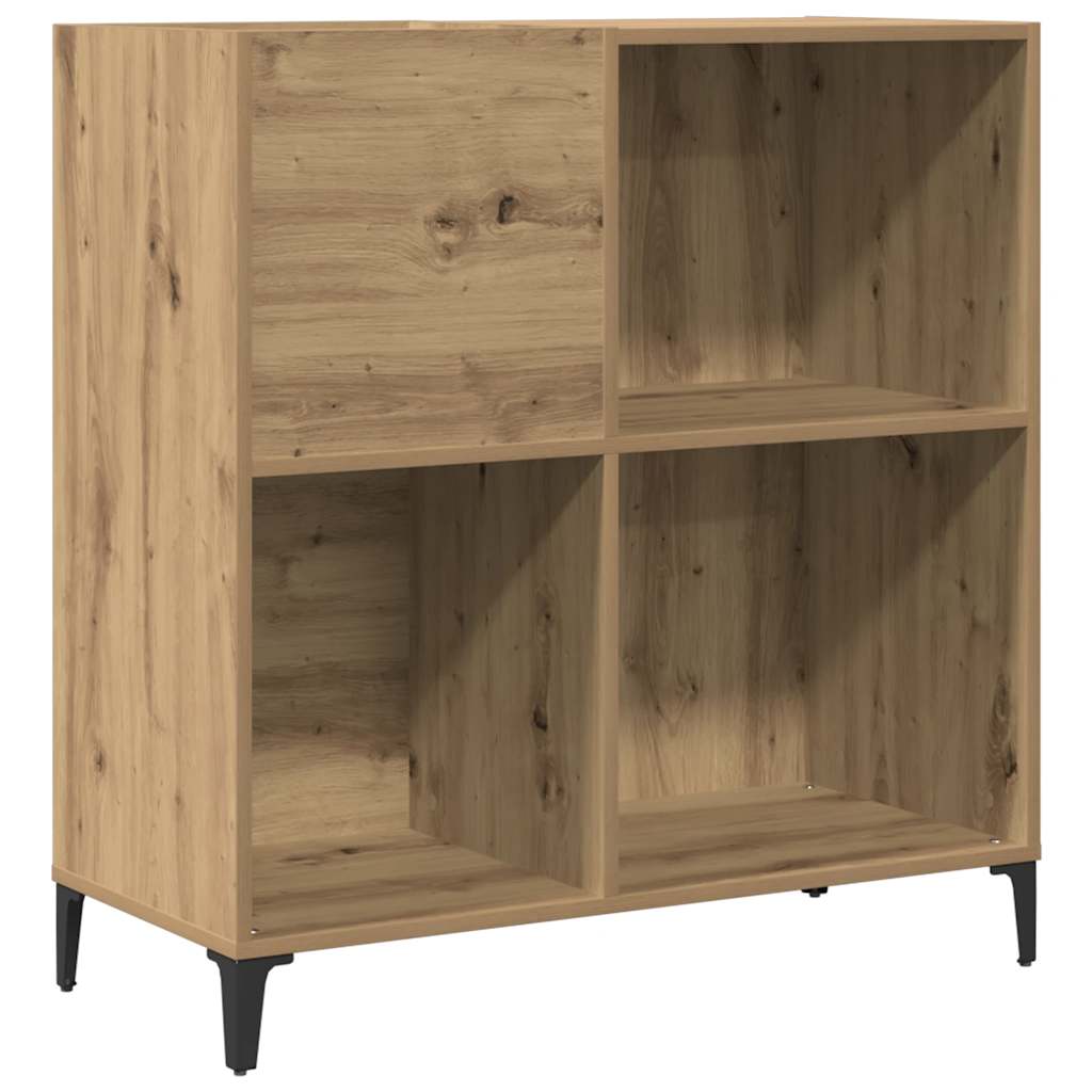 vidaXL Skříňka na LP desky dub artisan 84,5x38x89 cm kompozitní dřevo