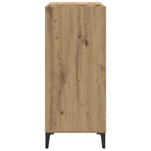 Skříňka na LP desky dub artisan 84,5x38x89 cm kompozitní dřevo - obrázek 5