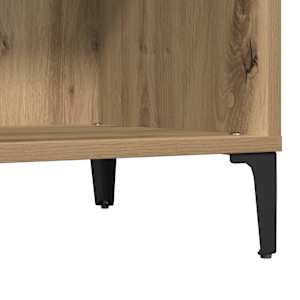 Skříňka na LP desky dub artisan 84,5x38x89 cm kompozitní dřevo - obrázek 8