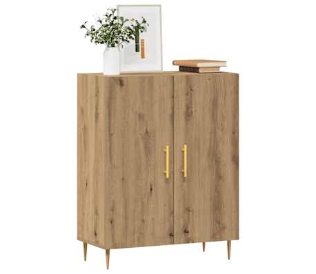 vidaXL Buffet ch&ecirc;ne artisanal 69,5x34x90 cm bois d'ing&eacute;nierie