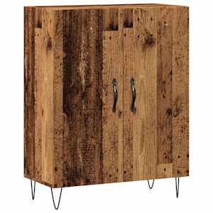 Příborník old wood 69,5 x 34 x 90 cm kompozitní dřevo - obrázek 2