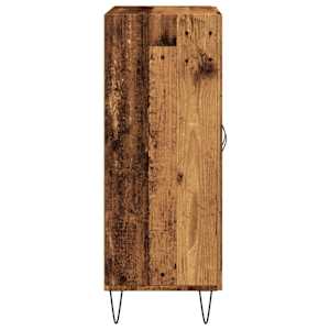 Příborník old wood 69,5 x 34 x 90 cm kompozitní dřevo - obrázek 5