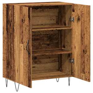 Příborník old wood 69,5 x 34 x 90 cm kompozitní dřevo - obrázek 7