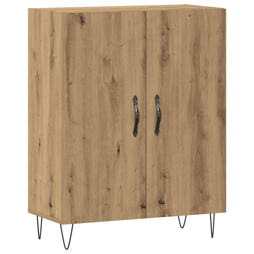 vidaXL Příborník dub artisan 69,5 x 34 x 90 cm kompozitní dřevo