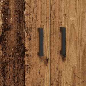 Příborník old wood 69,5 x 34 x 90 cm kompozitní dřevo - obrázek 8