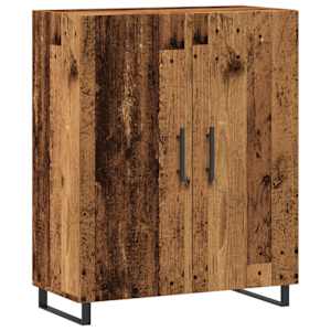 Příborník old wood 69,5 x 34 x 90 cm kompozitní dřevo - obrázek 2
