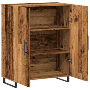 Příborník old wood 69,5 x 34 x 90 cm kompozitní dřevo - obrázek 7