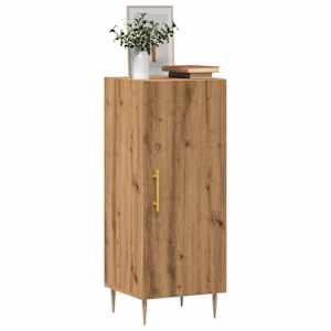 vidaXL Buffet ch&ecirc;ne artisanal 34,5x34x90 cm bois d'ing&eacute;nierie