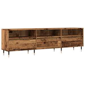TV skříňka old wood 150 x 30 x 44,5 cm kompozitní dřevo - obrázek 2