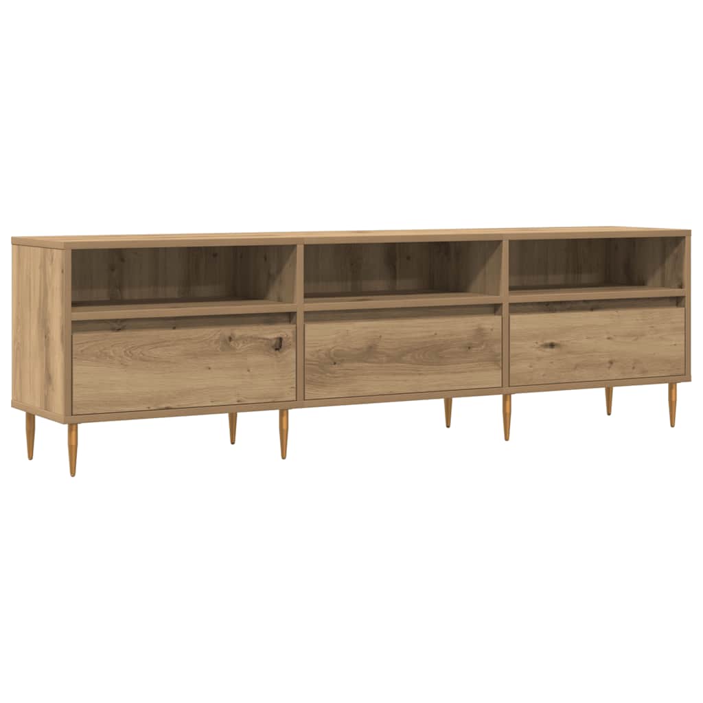 vidaXL Comodă TV, stejar artizanal, 150x30x44,5 cm, lemn prelucrat