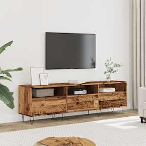TV skříňka old wood 150 x 30 x 44,5 cm kompozitní dřevo - obrázek 3