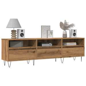 TV skříňka old wood 150 x 30 x 44,5 cm kompozitní dřevo - obrázek 1