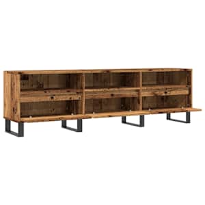 TV skříňka old wood 150 x 30 x 44,5 cm kompozitní dřevo - obrázek 5