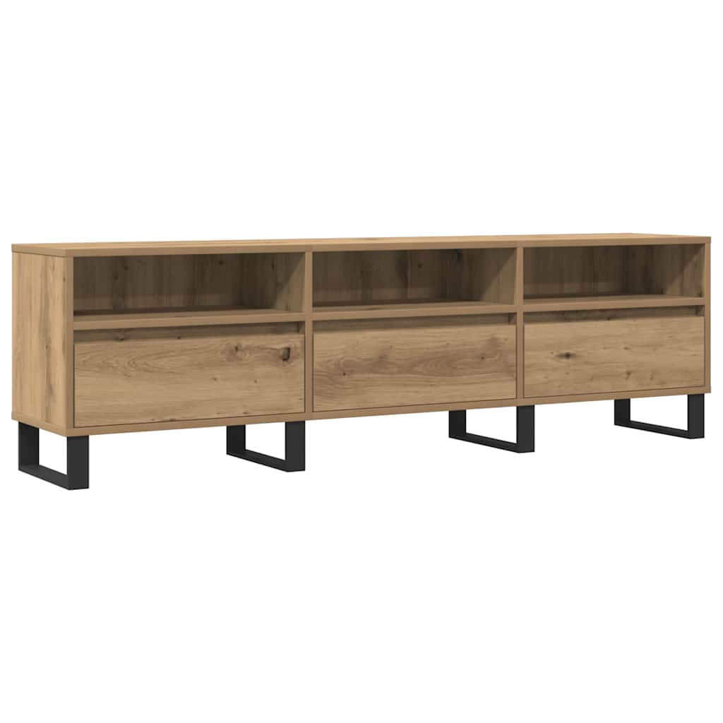 vidaXL TV skříňka dub artisan 150 x 30 x 44,5 cm kompozitní dřevo