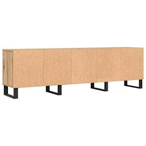 TV skříňka dub artisan 150 x 30 x 44,5 cm kompozitní dřevo - obrázek 7