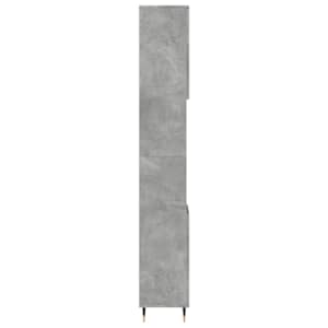 Koupelnová skříňka betonově šedá 30x30x190 cm kompozitní dřevo - obrázek 5