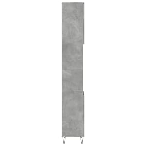 Koupelnová skříňka betonově šedá 30x30x190 cm kompozitní dřevo - obrázek 5