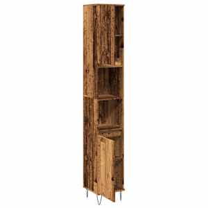 Koupelnová skříňka old wood 30 x 30 x 190 cm kompozitní dřevo - obrázek 7