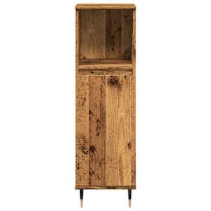 Koupelnová skříňka old wood 30 x 30 x 100 cm kompozitní dřevo - obrázek 4