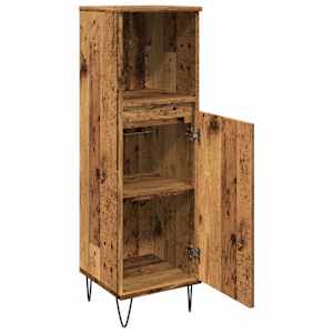 Koupelnová skříňka old wood 30 x 30 x 100 cm kompozitní dřevo - obrázek 7