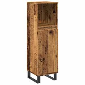 Koupelnová skříňka old wood 30 x 30 x 100 cm kompozitní dřevo - obrázek 2