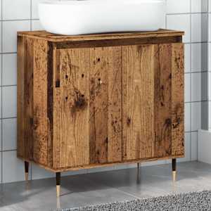 Koupelnová skříňka old wood 58 x 33 x 60 cm kompozitní dřevo - obrázek 1