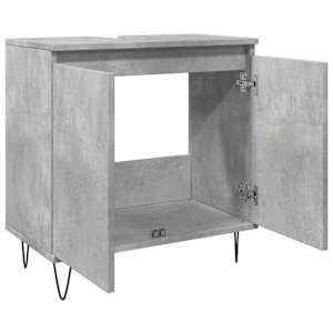 Koupelnová skříňka betonově šedá 58x33x60 cm kompozitní dřevo - obrázek 8