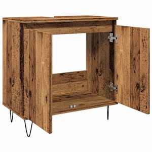 Koupelnová skříňka old wood 58 x 33 x 60 cm kompozitní dřevo - obrázek 8