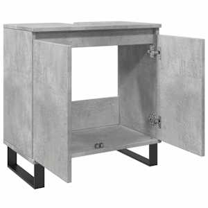 Koupelnová skříňka betonově šedá 58x33x60 cm kompozitní dřevo - obrázek 8