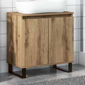 Kopalniška omarica artisan hrast 58x33x60 cm inženirski les