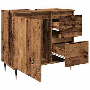 Koupelnová skříňka old wood 65 x 33 x 60 cm kompozitní dřevo - obrázek 8