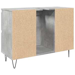 Koupelnová skříňka betonově šedá 80x33x60 cm kompozitní dřevo - obrázek 6