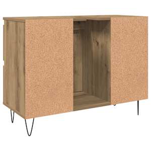 Koupelnová skříňka dub artisan 80 x 33 x 60 cm kompozitní dřevo - obrázek 6