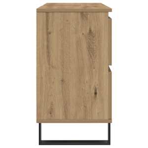Koupelnová skříňka pod umyvadlo dub artisan 80x33x60cm kompozit - obrázek 5