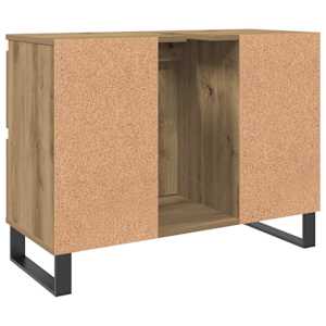 Koupelnová skříňka pod umyvadlo dub artisan 80x33x60cm kompozit - obrázek 6
