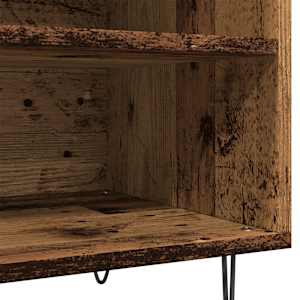 Skříňka na LP desky old wood 84,5 x 38 x 48 cm kompozitní dřevo - obrázek 8
