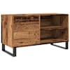 vidaXL plaadikapp, vana puit, 84,5 x 38 x 48 cm, tehispuit