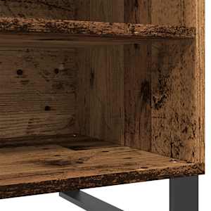 Skříňka na LP desky old wood 84,5 x 38 x 48 cm kompozitní dřevo - obrázek 8