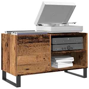 Skříňka na LP desky old wood 84,5 x 38 x 48 cm kompozitní dřevo - obrázek 1