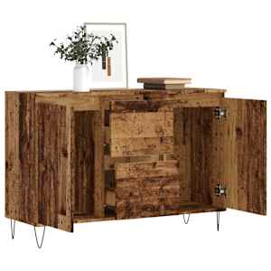 Příborník old wood 101,5 x 35 x 70 cm kompozitní dřevo - obrázek 3