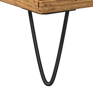 Příborník old wood 101,5 x 35 x 70 cm kompozitní dřevo - obrázek 8