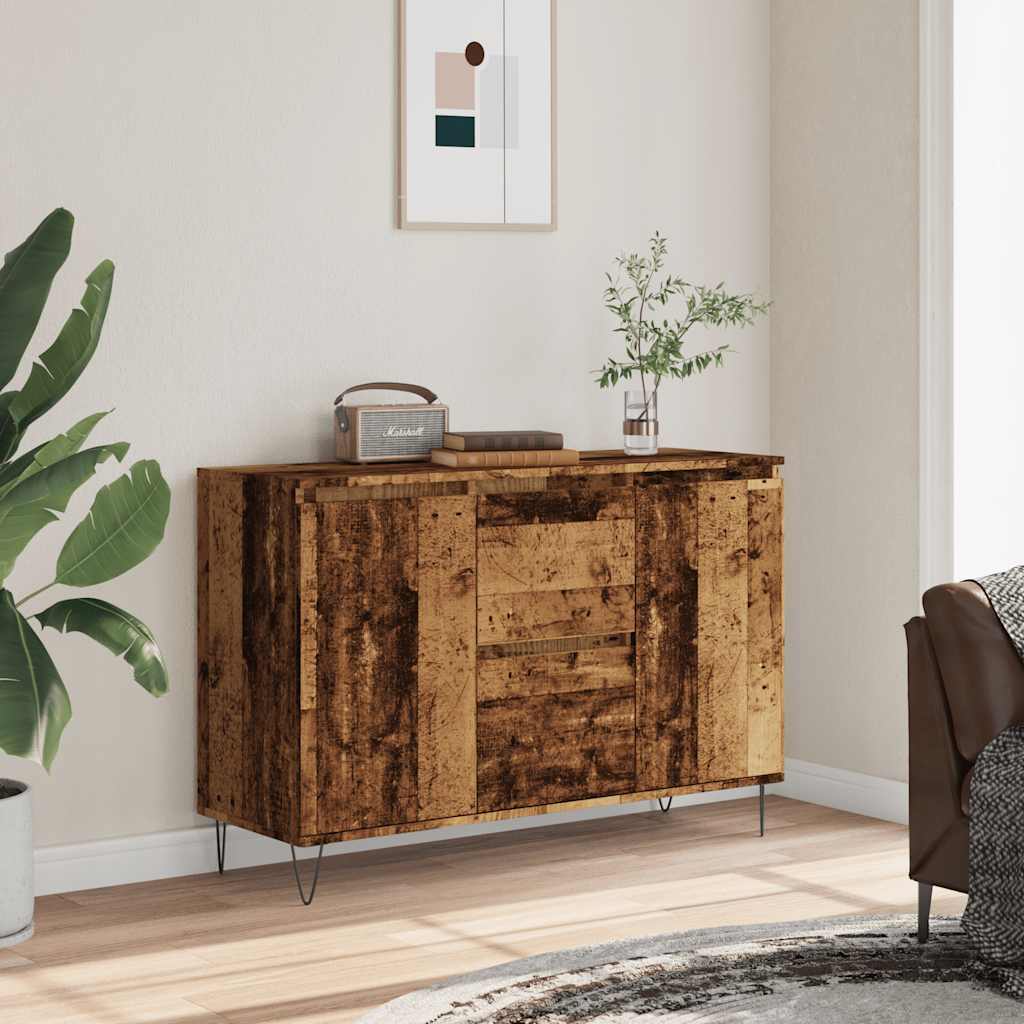 Thumbnail - vidaXL Sideboard Altholz-Optik 104x35x70 cm Holzwerkstoff
