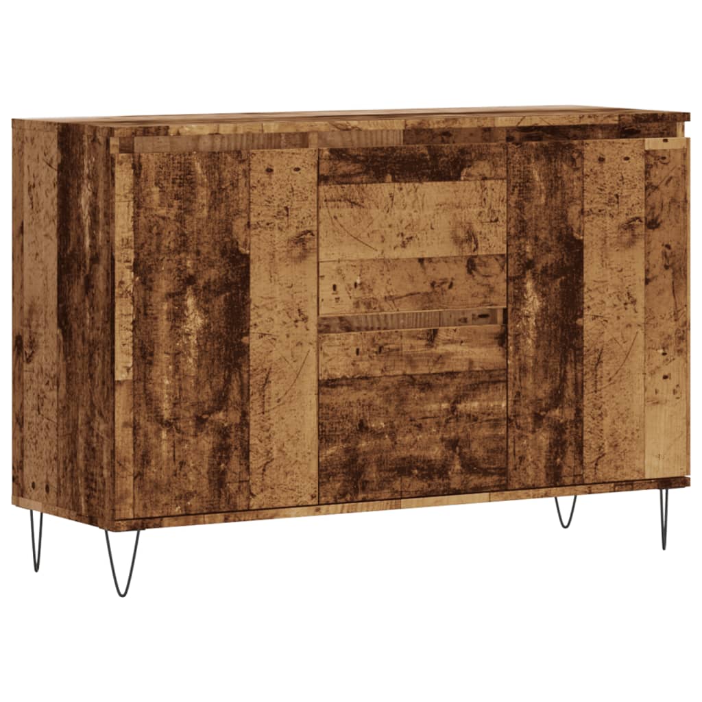 vidaXL Příborník old wood 104 x 35 x 70 cm kompozitní dřevo