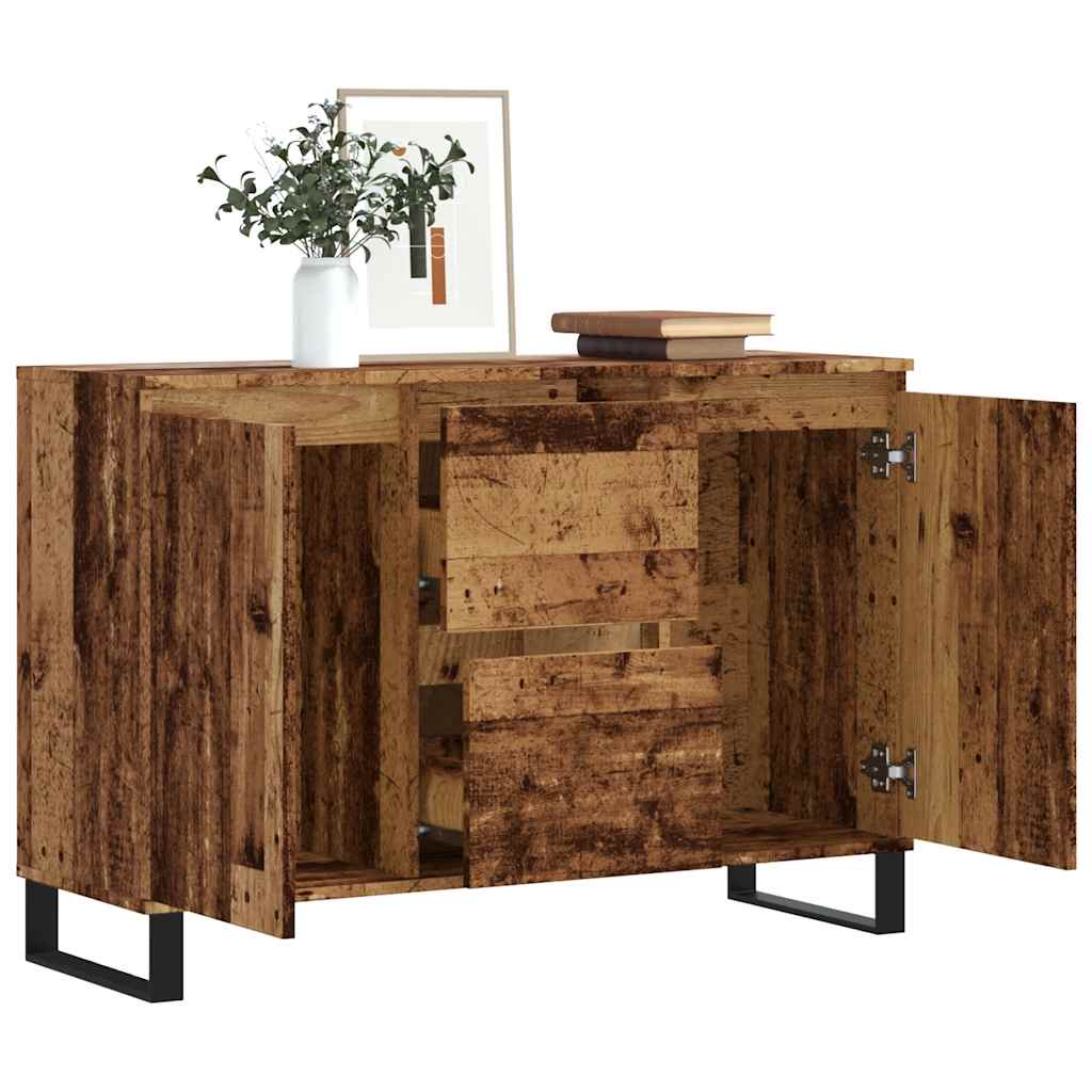 Thumbnail - vidaXL Sideboard Altholz-Optik 101,5x35x70 cm Holzwerkstoff