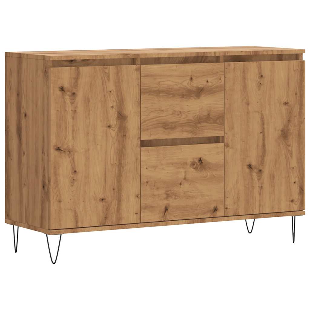 Thumbnail - vidaXL Sideboard Artisan-Eiche 104x35x70 cm Holzwerkstoff