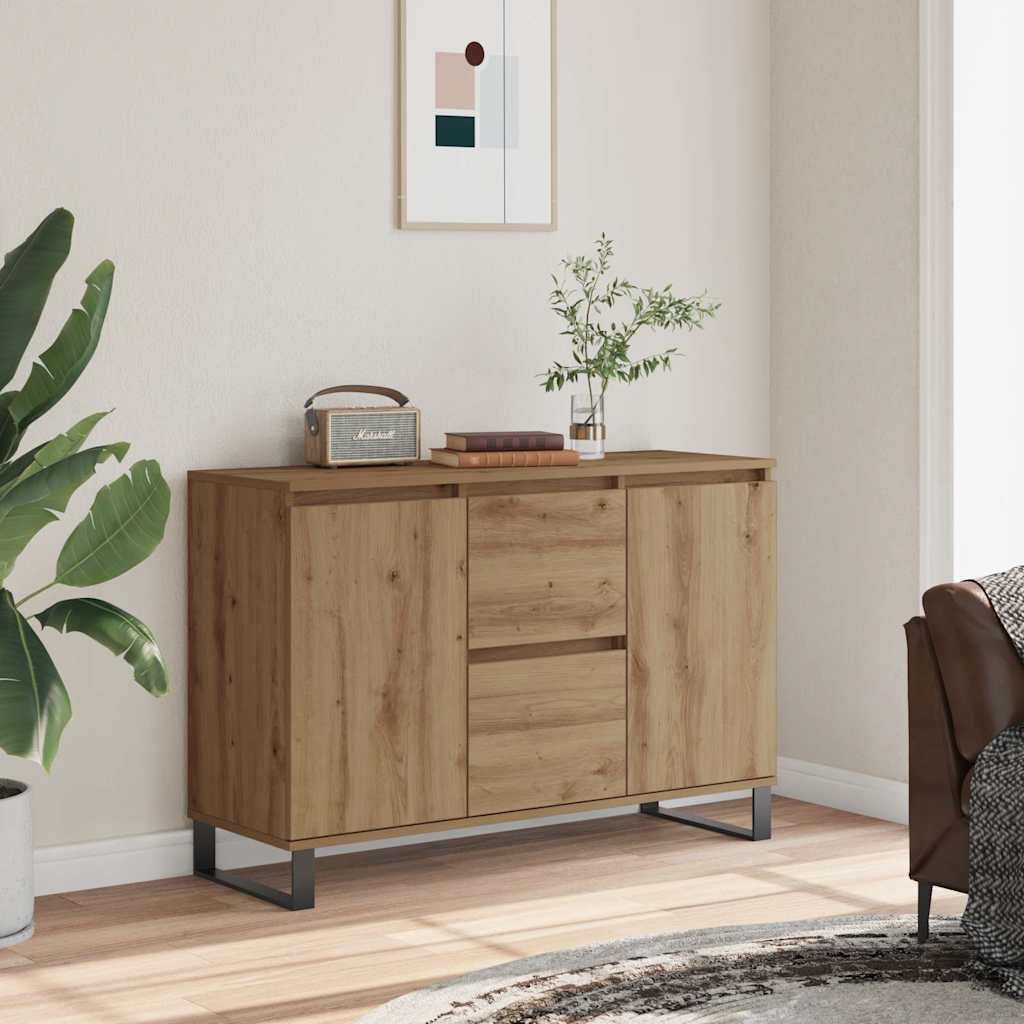 vidaXL Servantă, stejar artizanal, 101,5x35x70 cm, lemn prelucrat