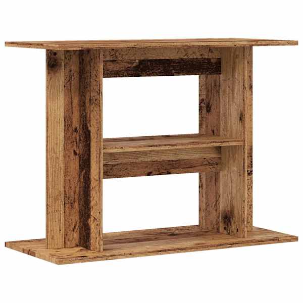 vidaXL akvaariumialus vanast puidust 80 x 35 x 60 cm, t&ouml;&ouml;deldud puit
