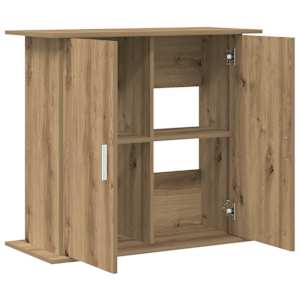 vidaXL akvaariumialus, k&auml;sit&ouml;&ouml;na valminud tamm, 81 x 36 x 73 cm, t&ouml;&ouml;deldud puit